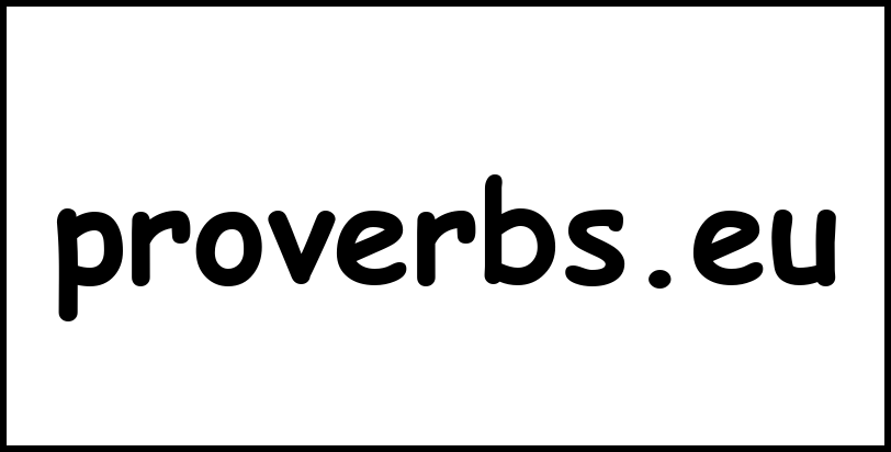 proverbs.eu