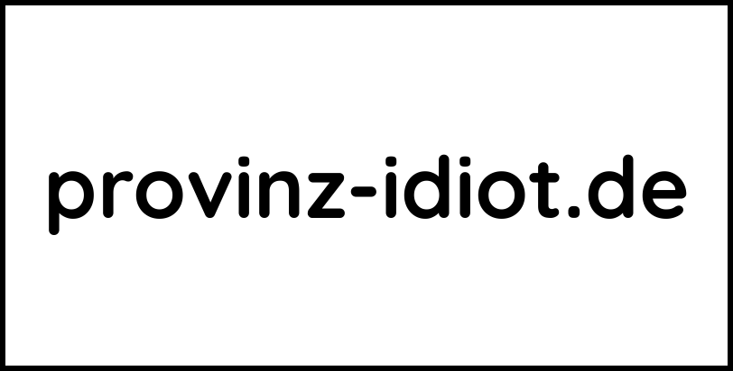 provinz-idiot.de