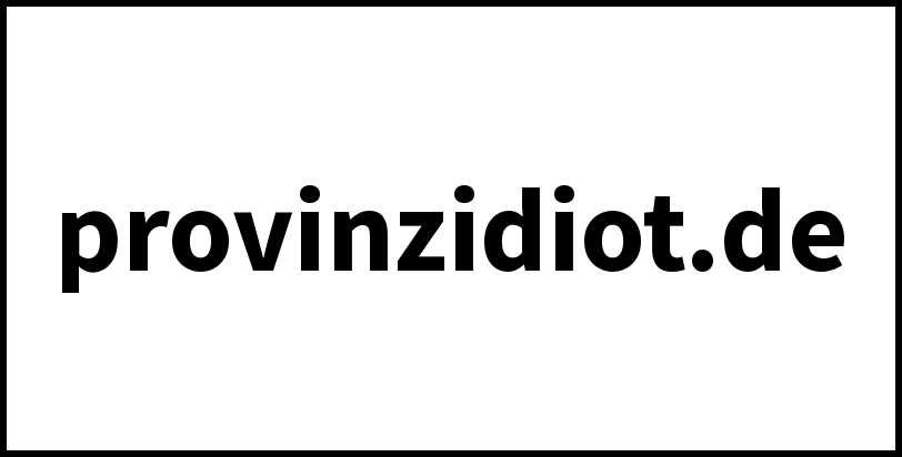 provinzidiot.de