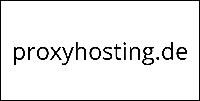 proxyhosting.de