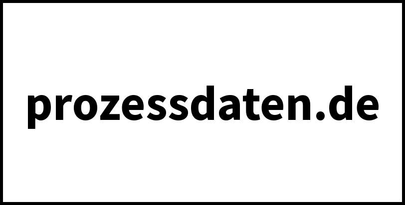 prozessdaten.de