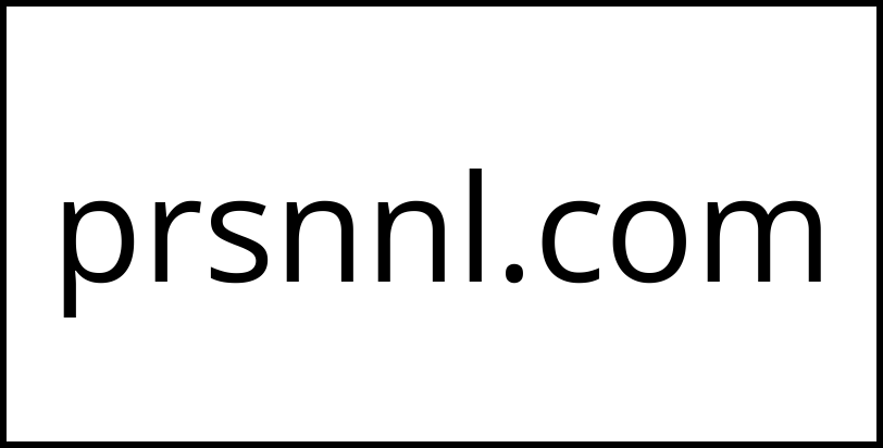 prsnnl.com