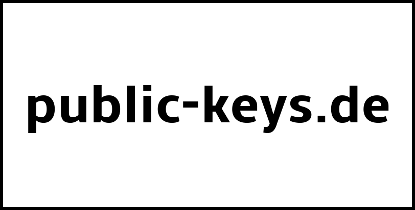 public-keys.de