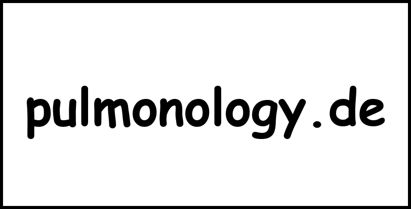 pulmonology.de