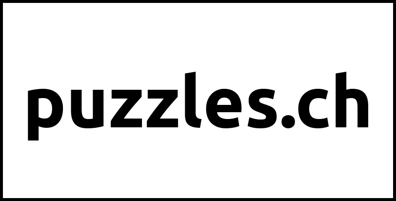 puzzles.ch