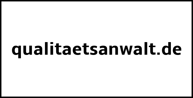 qualitaetsanwalt.de