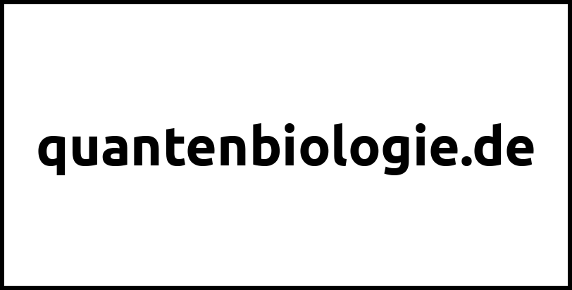 quantenbiologie.de