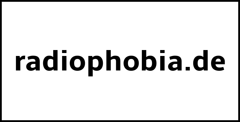 radiophobia.de