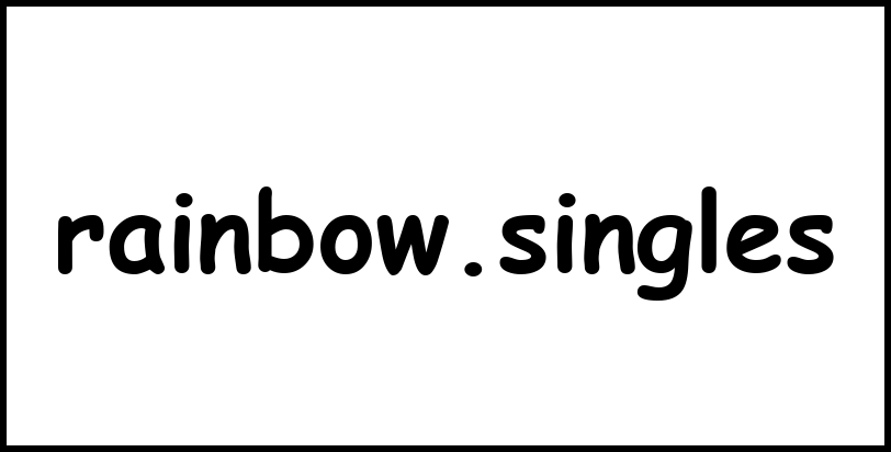 rainbow.singles