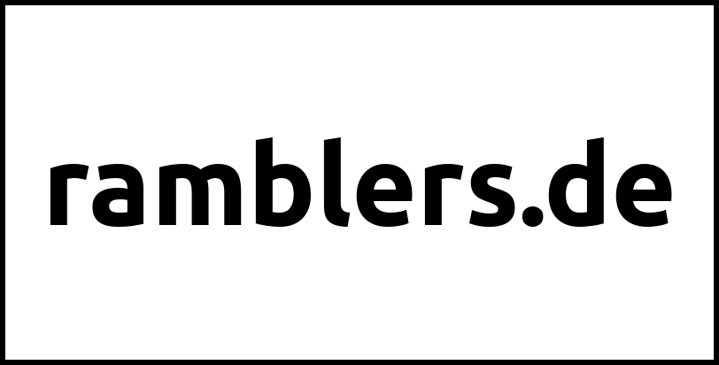 ramblers.de