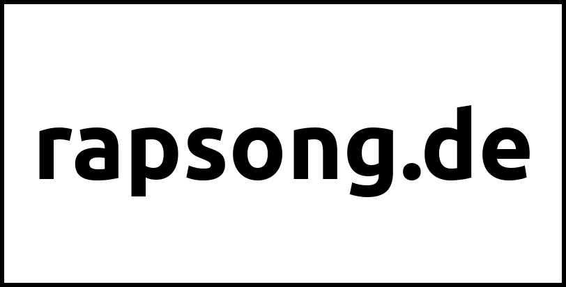 rapsong.de