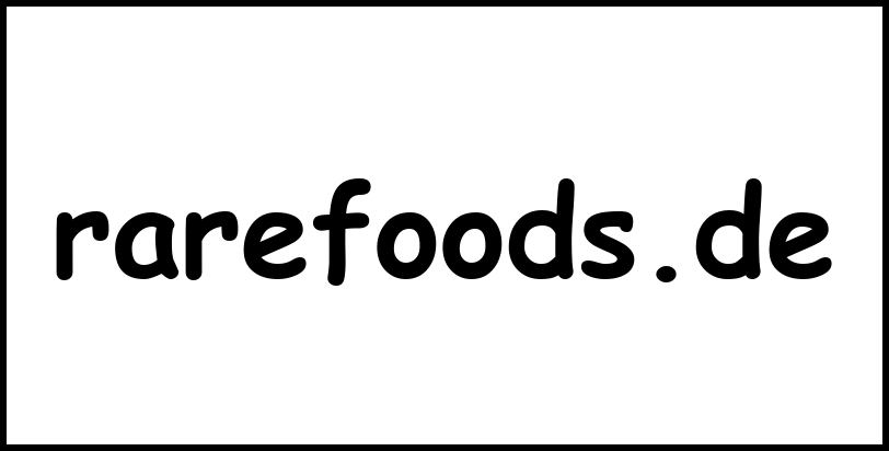 rarefoods.de