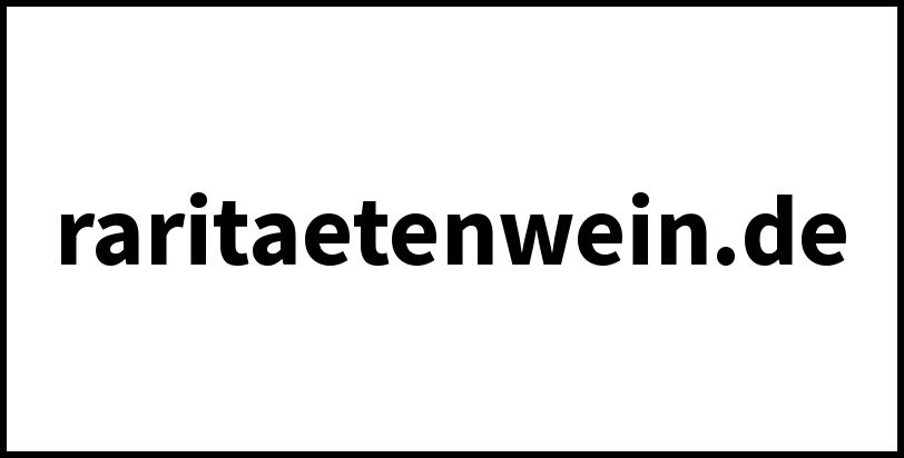 raritaetenwein.de