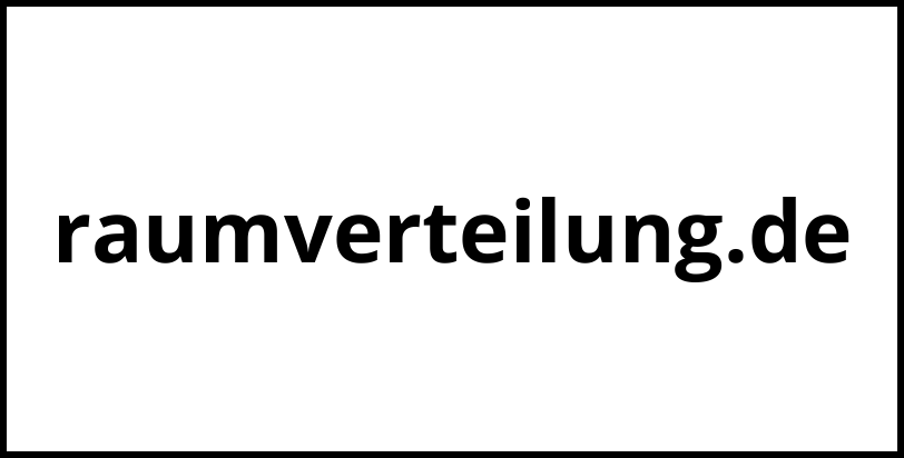 raumverteilung.de