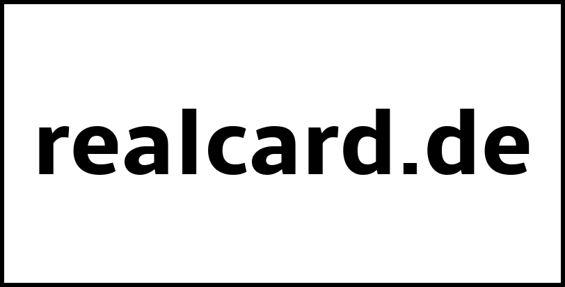 realcard.de