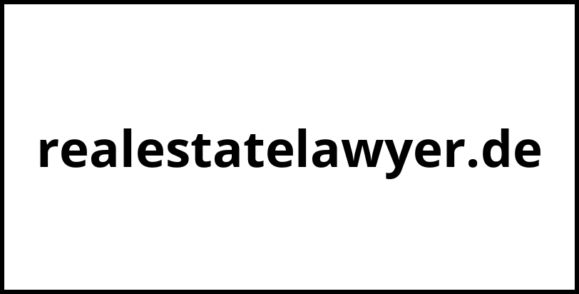 realestatelawyer.de