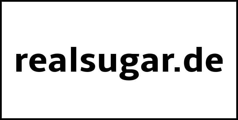 realsugar.de