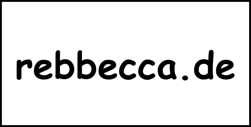 rebbecca.de