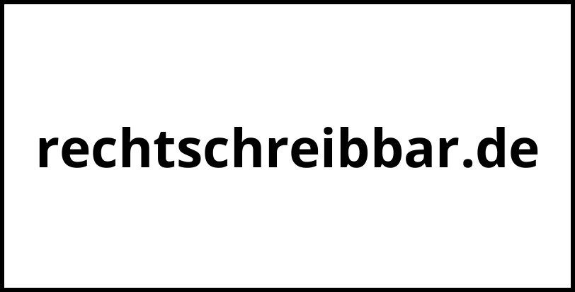 rechtschreibbar.de