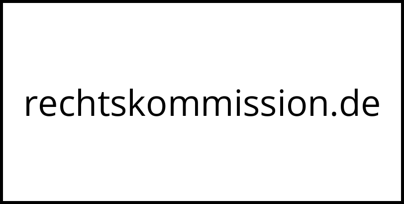 rechtskommission.de