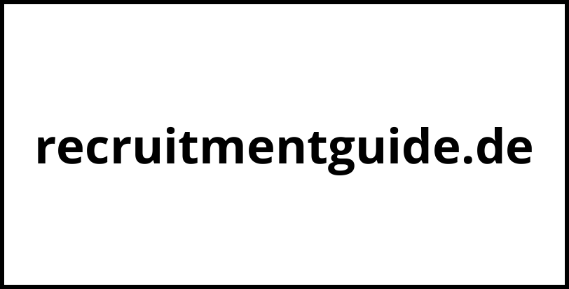 recruitmentguide.de