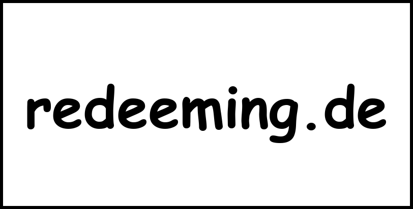 redeeming.de