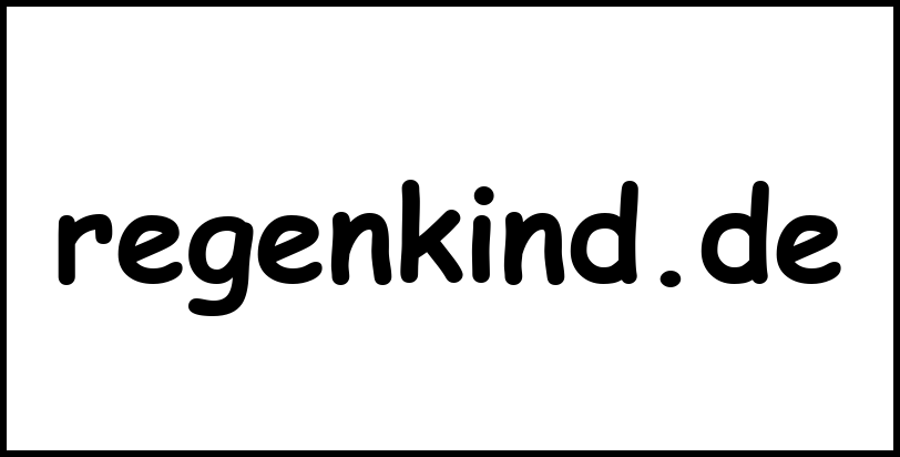 regenkind.de