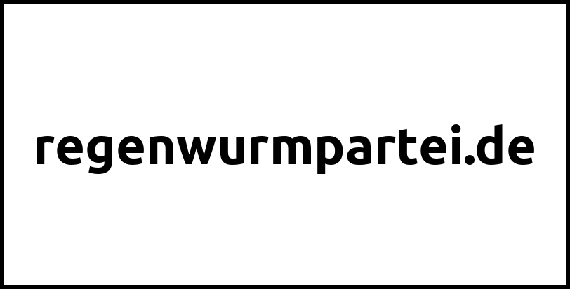 regenwurmpartei.de