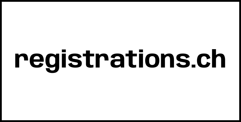 registrations.ch