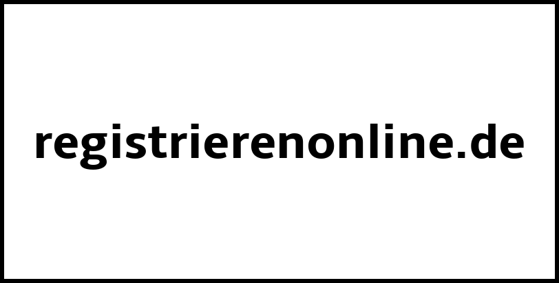 registrierenonline.de