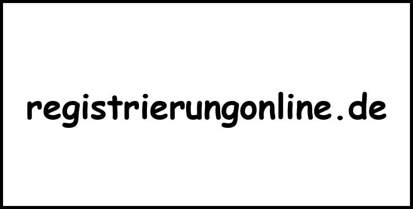 registrierungonline.de