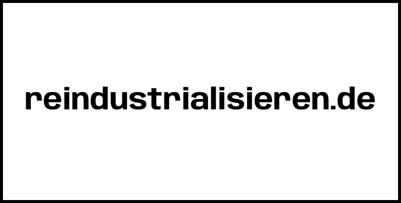 reindustrialisieren.de