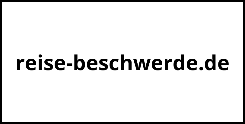 reise-beschwerde.de