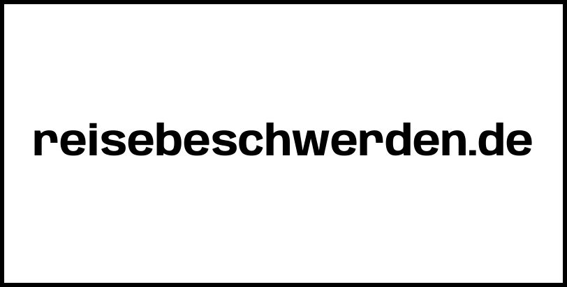 reisebeschwerden.de