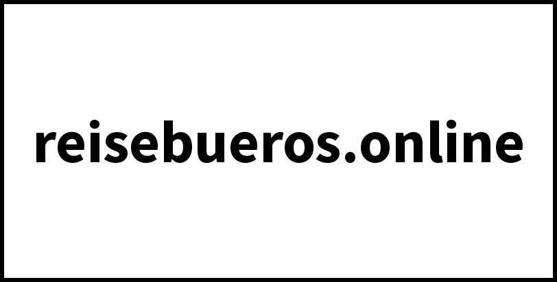 reisebueros.online