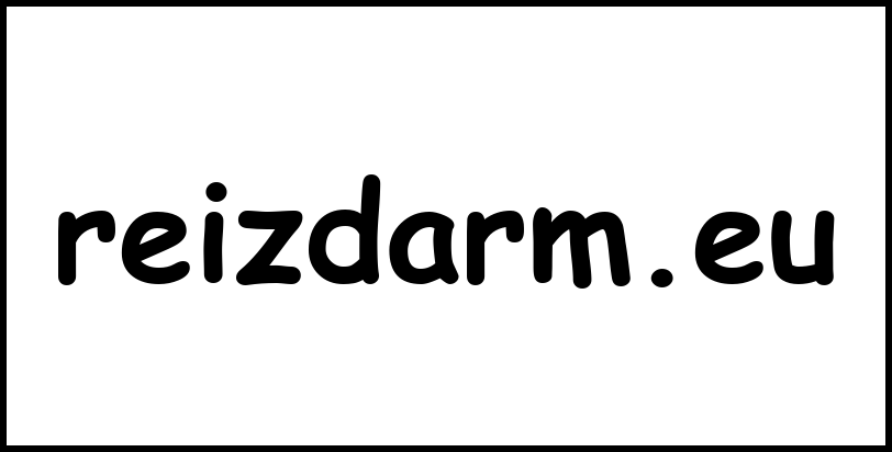 reizdarm.eu