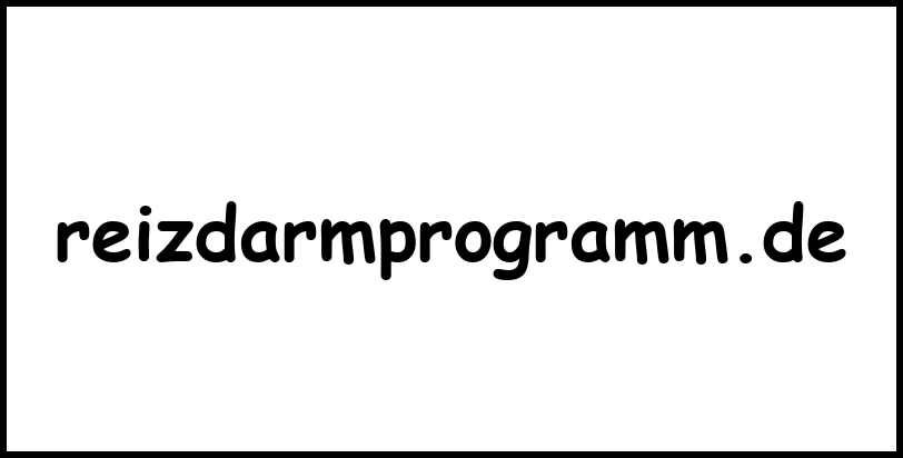 reizdarmprogramm.de