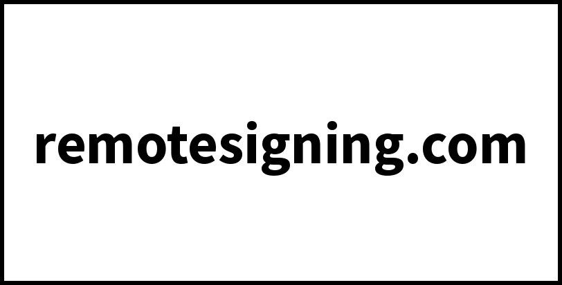 remotesigning.com