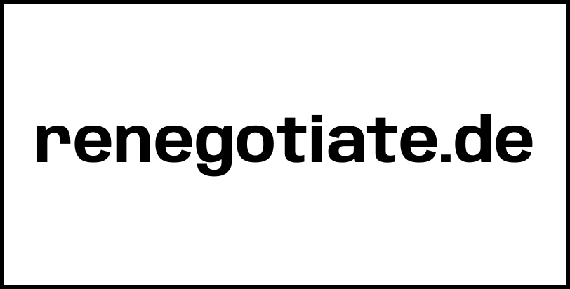 renegotiate.de