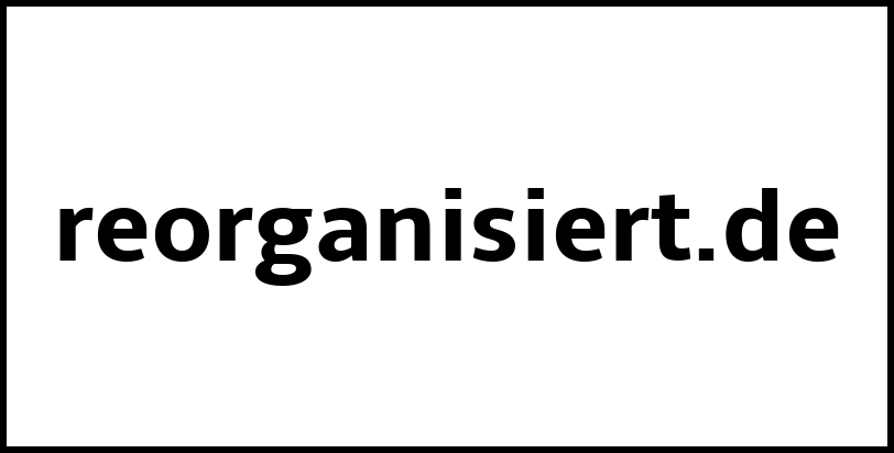 reorganisiert.de