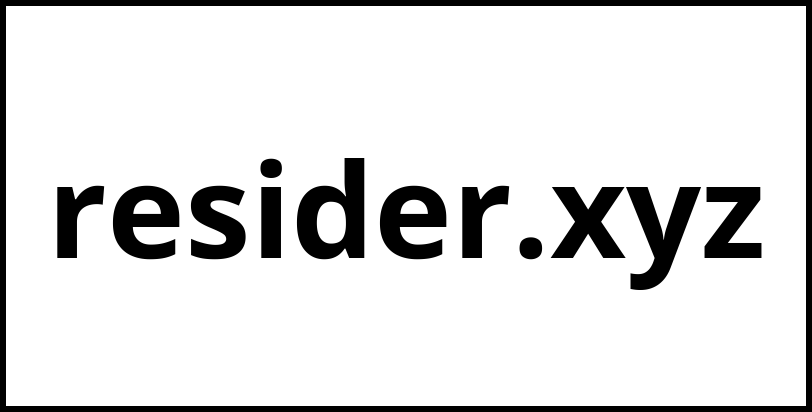 resider.xyz