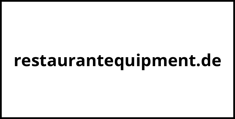 restaurantequipment.de