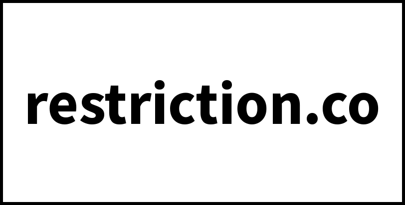 restriction.co