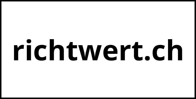 richtwert.ch