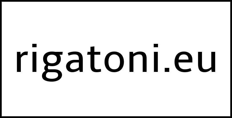 rigatoni.eu