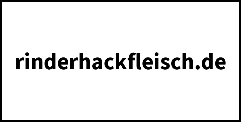 rinderhackfleisch.de