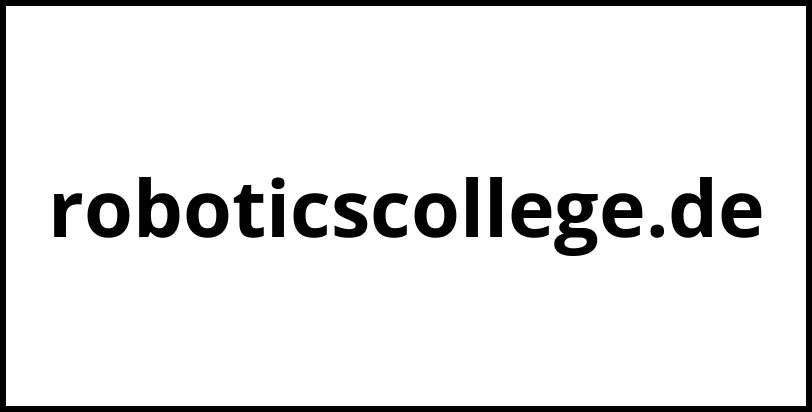 roboticscollege.de