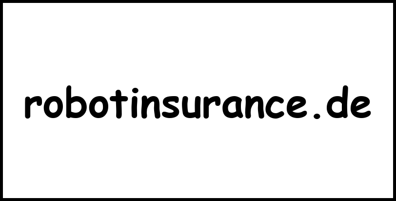 robotinsurance.de