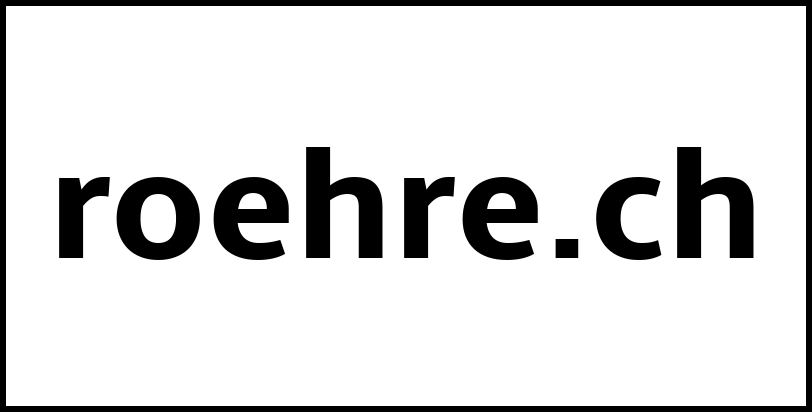 roehre.ch