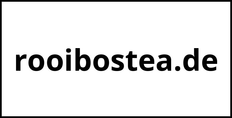 rooibostea.de